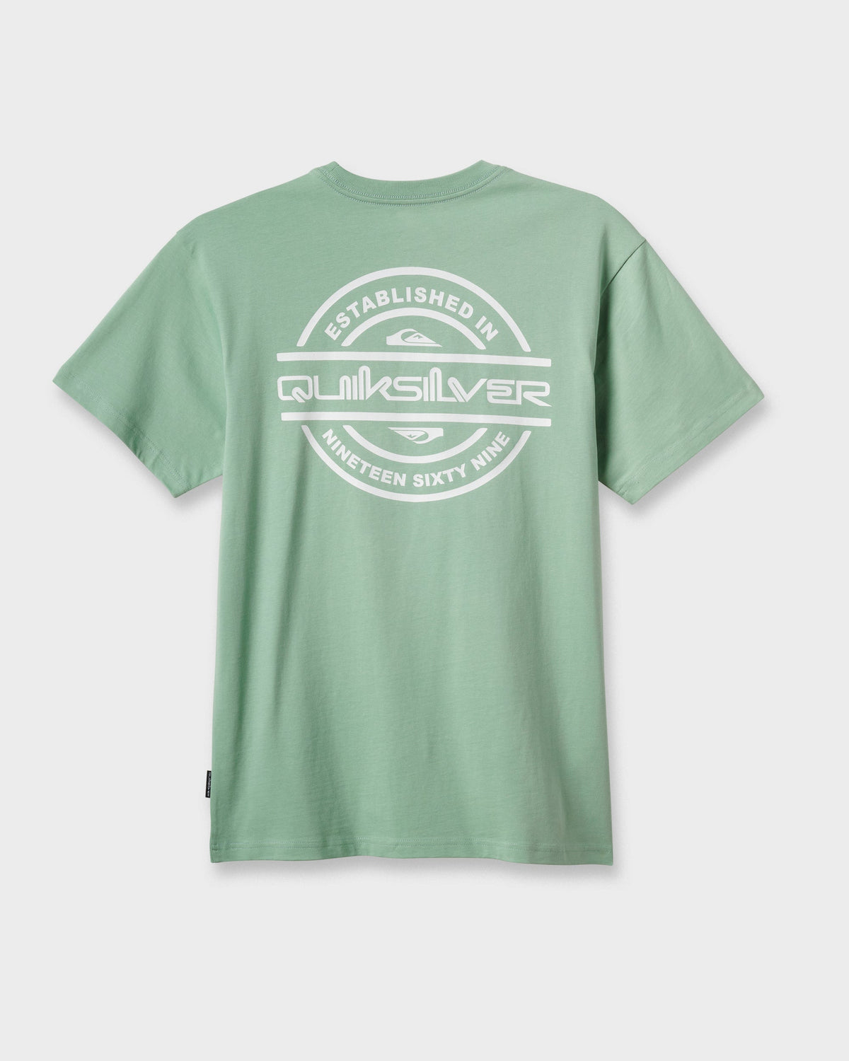 Mirrored Classic T-shirt - Granite Green | Quick SilverClassic