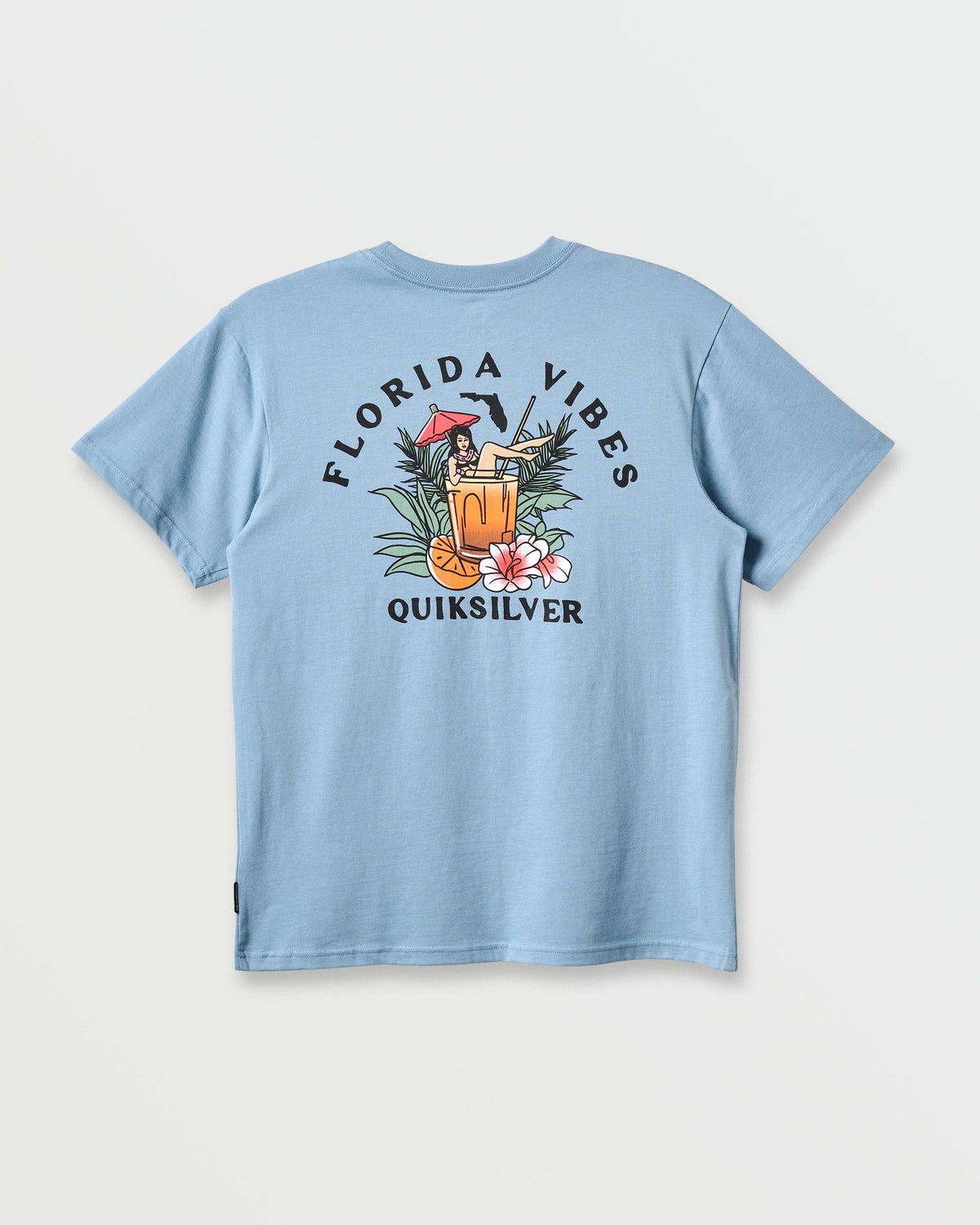 Fl Florida Vibes Classic T-shirt - Ashley Blue Heather | Quick SilverFeatured