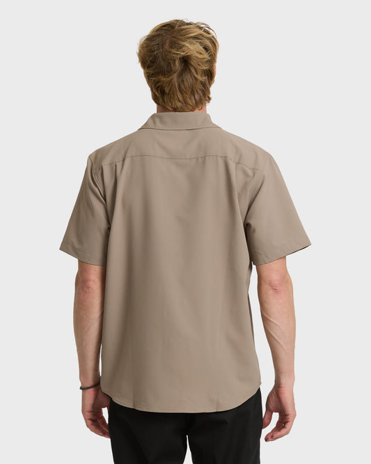 Allport Classic Short Sleeve Shirt - Fallen Rock | Quick SilverClassic