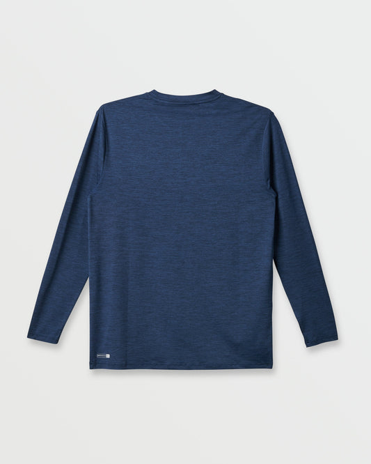 DNA Logo Surf Long Sleeve Surf Tee - Navy Heather | Quick SilverNew
