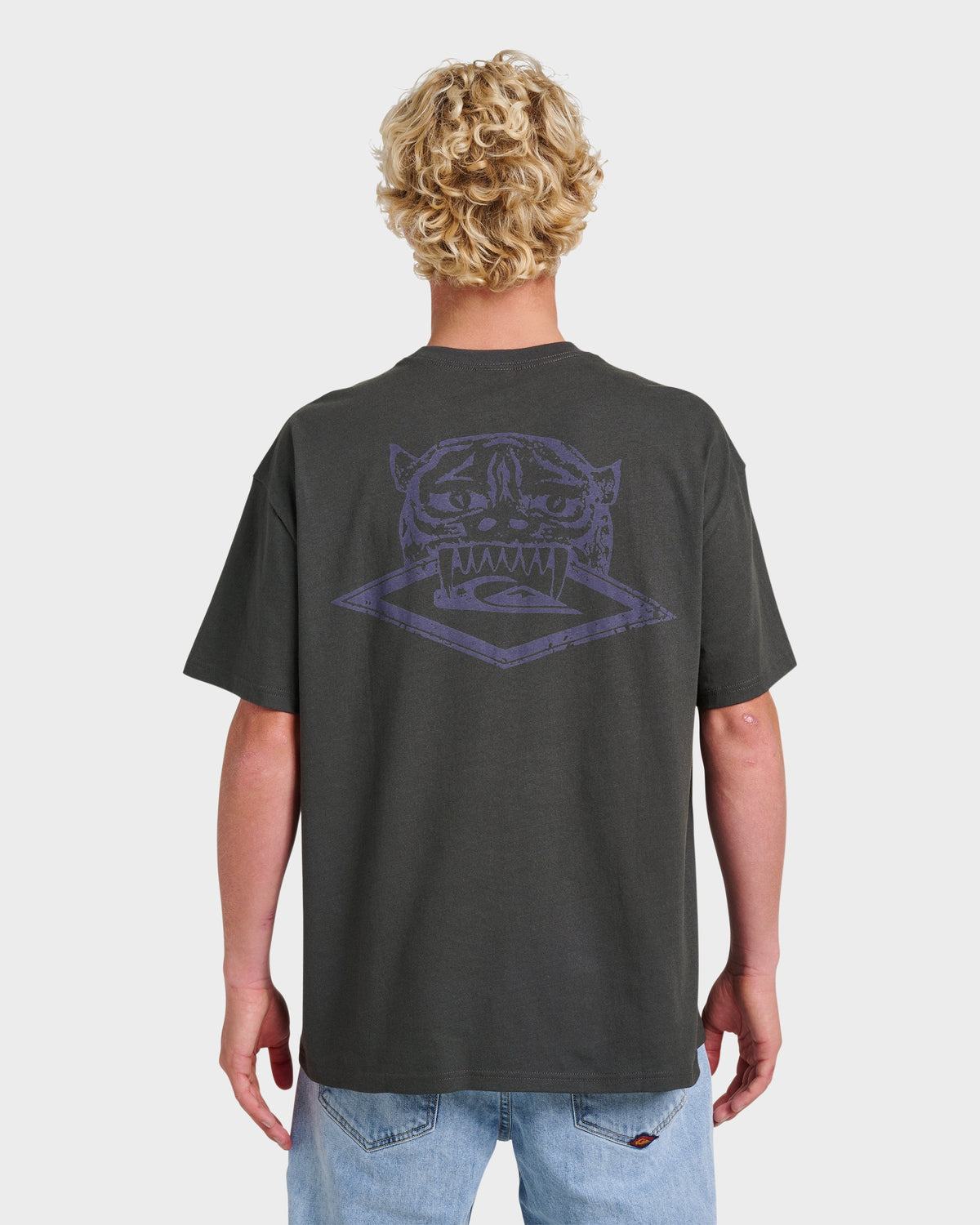 Jungle Cat Heavy Weight T-shirt - Phantom | Quick SilverTrending