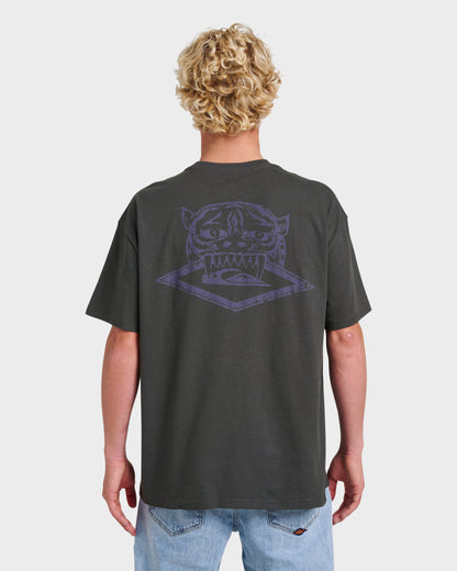 Jungle Cat Heavy Weight T-shirt - Phantom | Quick SilverTrending