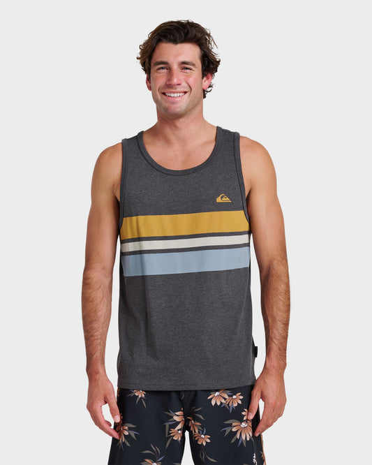 Og Stripe Tank - Charcoal Heather | Quick SilverTrusted