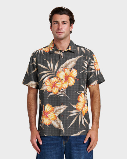 Waterman Tropical Dream Shirt - Black | Quick SilverValue