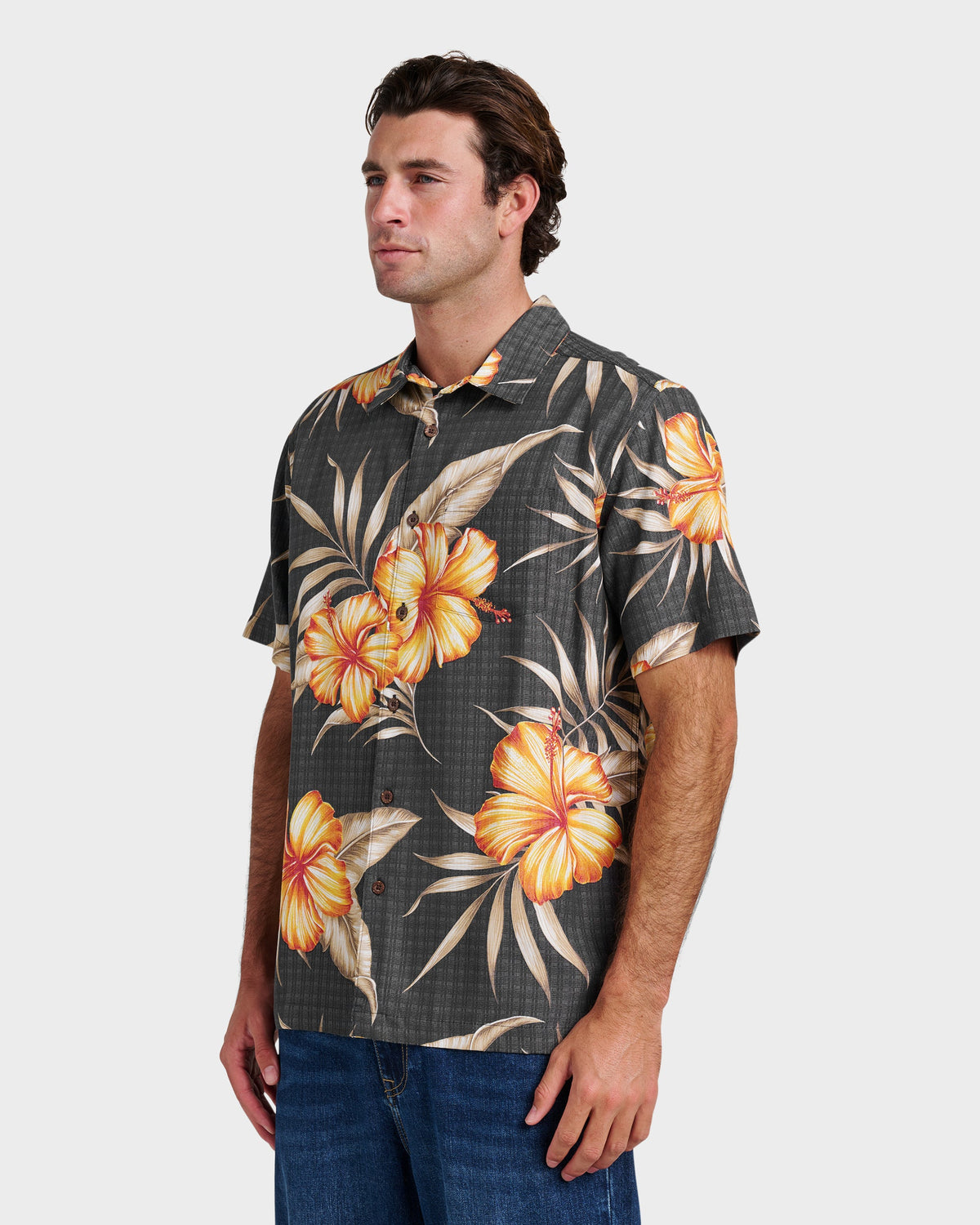 Waterman Tropical Dream Shirt - Black | Quick SilverValue