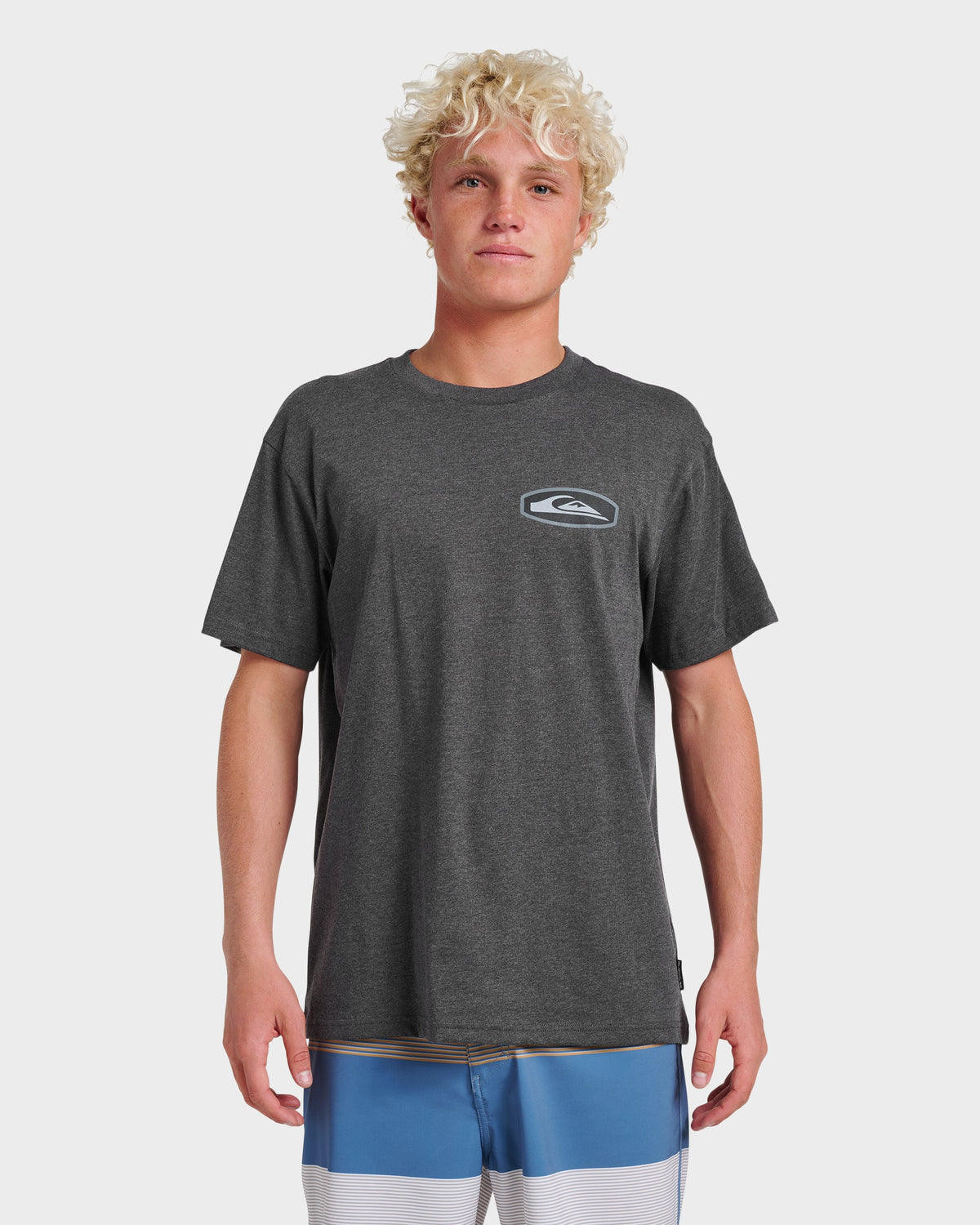 Stadium Emblem Classic T-shirt - Charcoal Heather | Quick SilverQuality