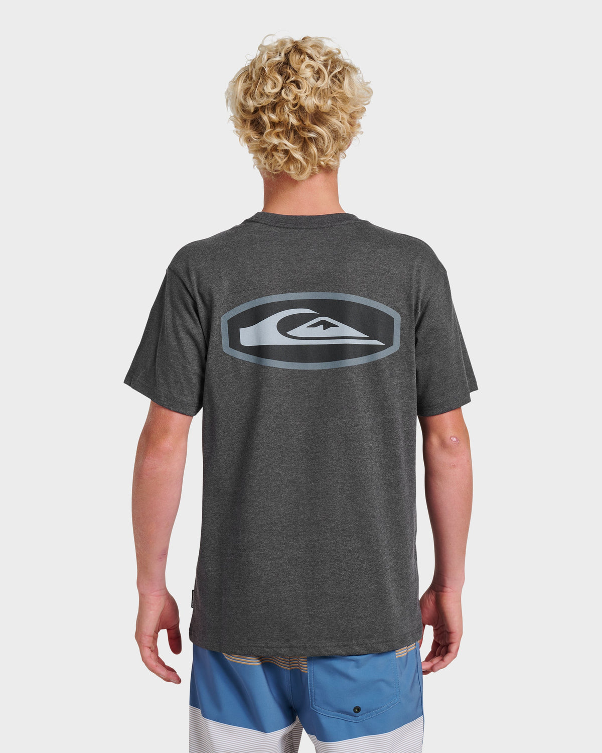 Stadium Emblem Classic T-shirt - Charcoal Heather | Quick SilverQuality