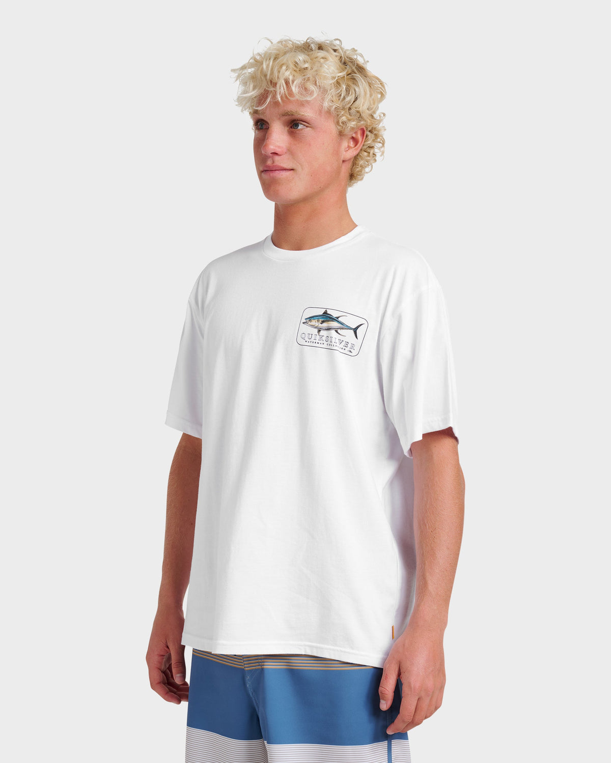 Waterman Yellowfinner Classic T-shirt - White | Quick SilverFeatured