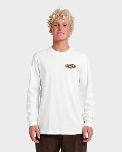 Impaired Camo Long Sleeve T-shirt - White | Quick SilverQuality