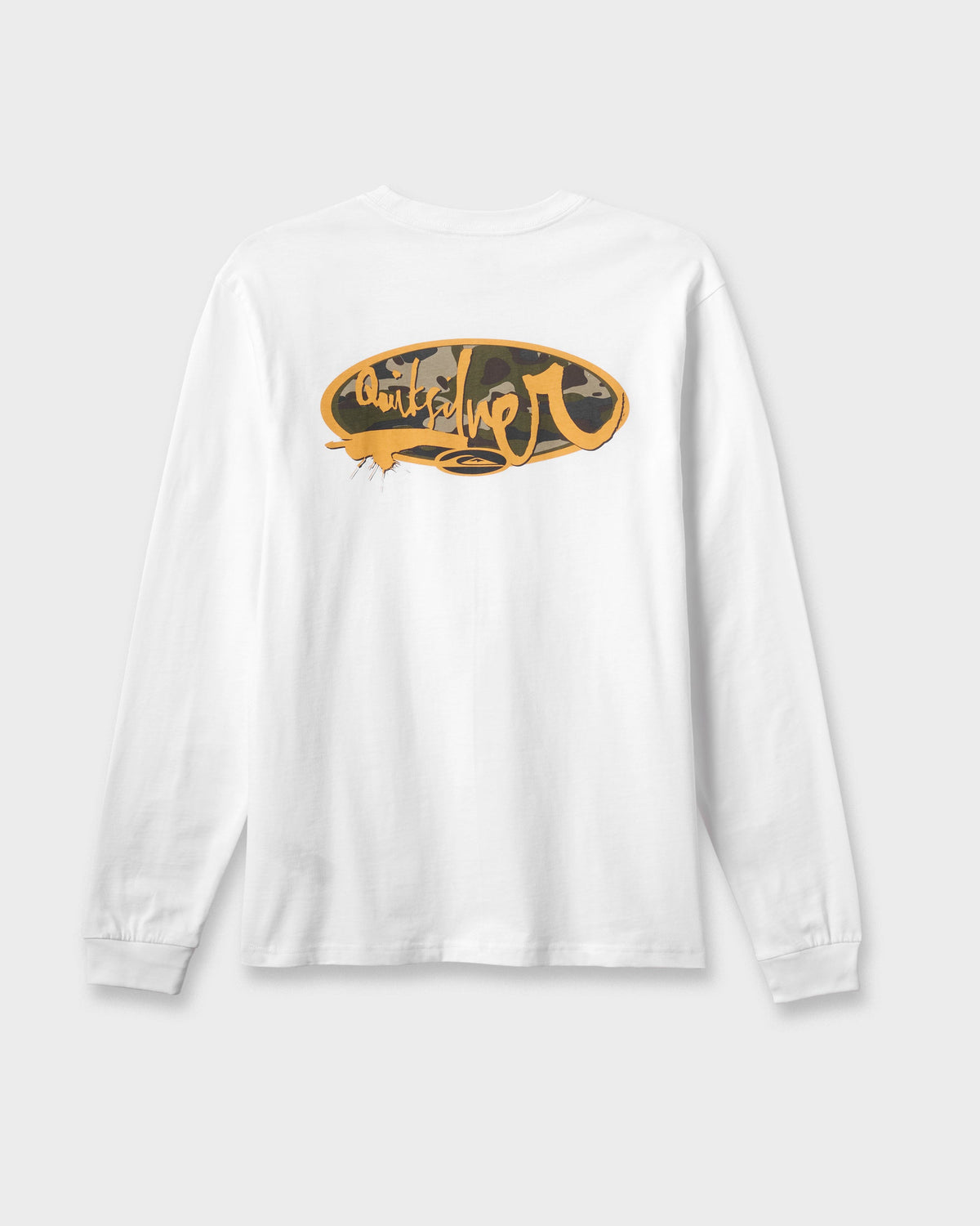 Impaired Camo Long Sleeve T-shirt - White | Quick SilverQuality