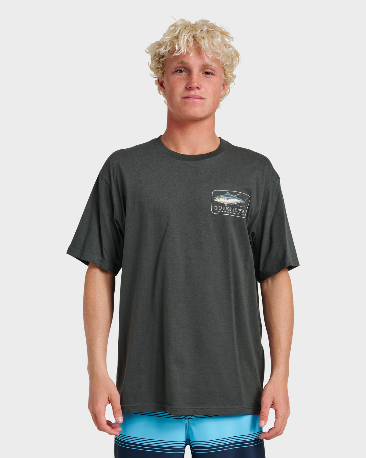 Waterman Yellowfinner Classic T-shirt - Phantom | Quick SilverSignature