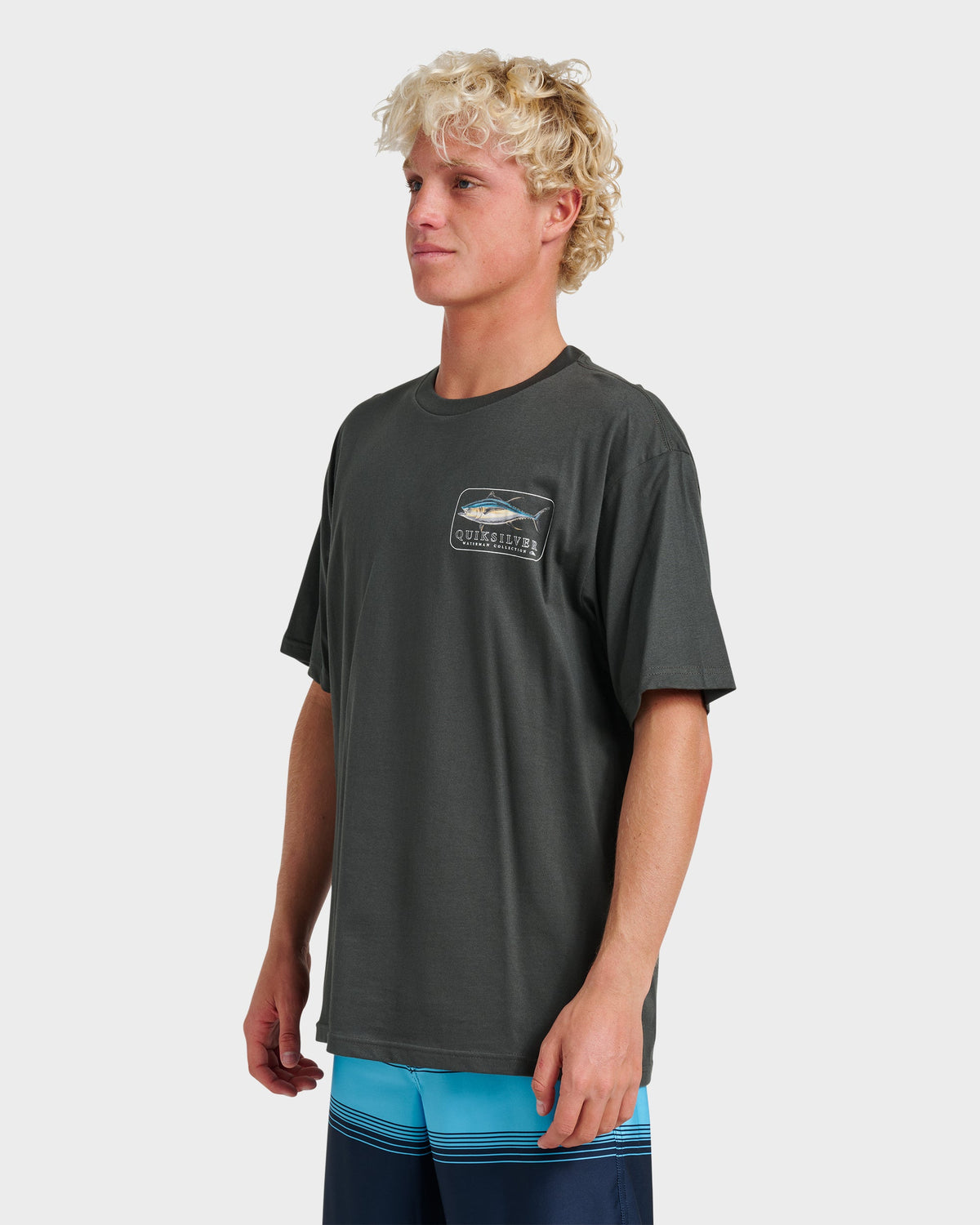 Waterman Yellowfinner Classic T-shirt - Phantom | Quick SilverSignature