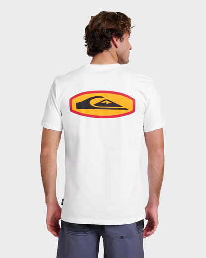 Stadium Emblem Classic T-shirt - White | Quick SilverDeals