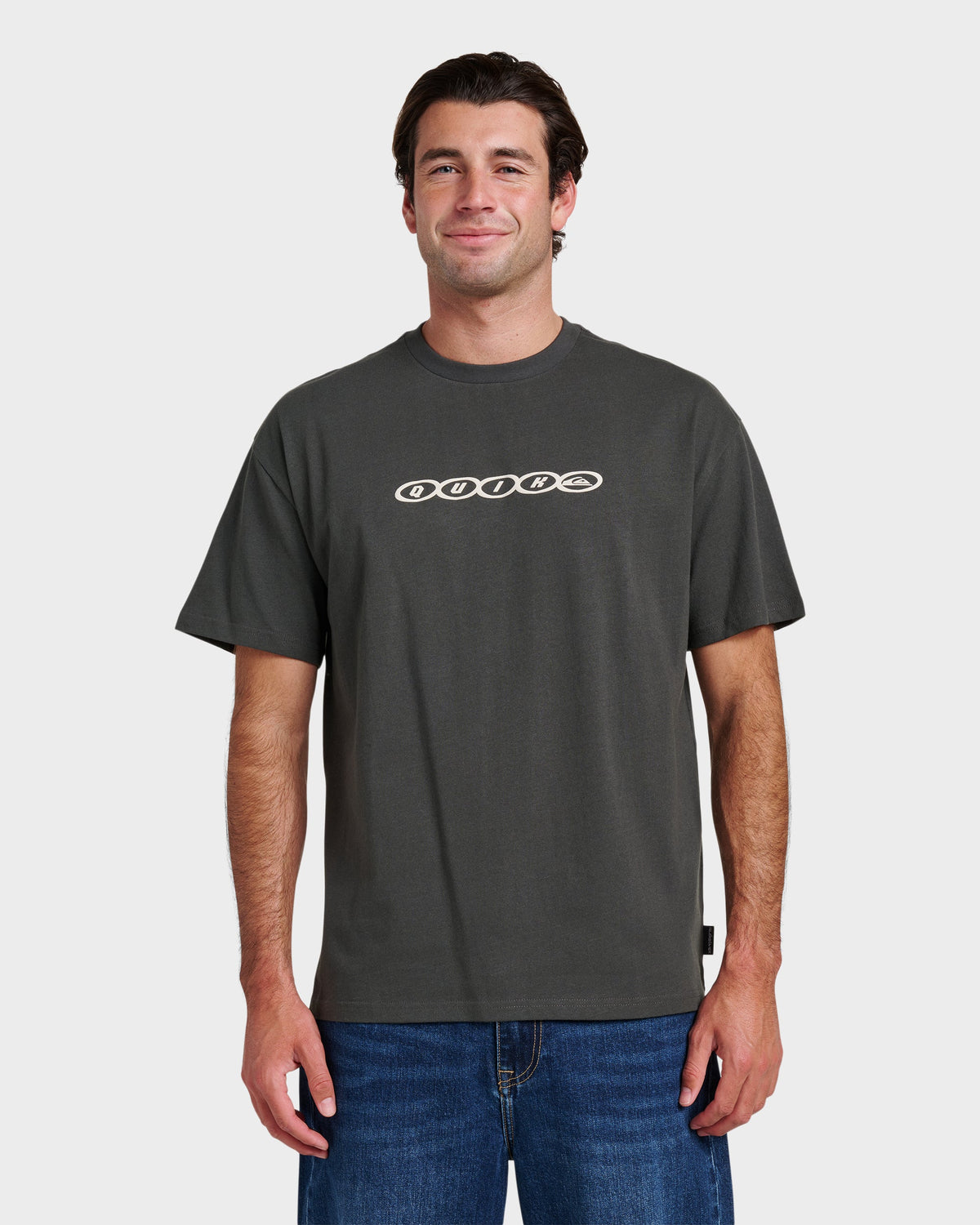 Linked Heavy Weight T-shirt - Phantom | Quick SilverClassic