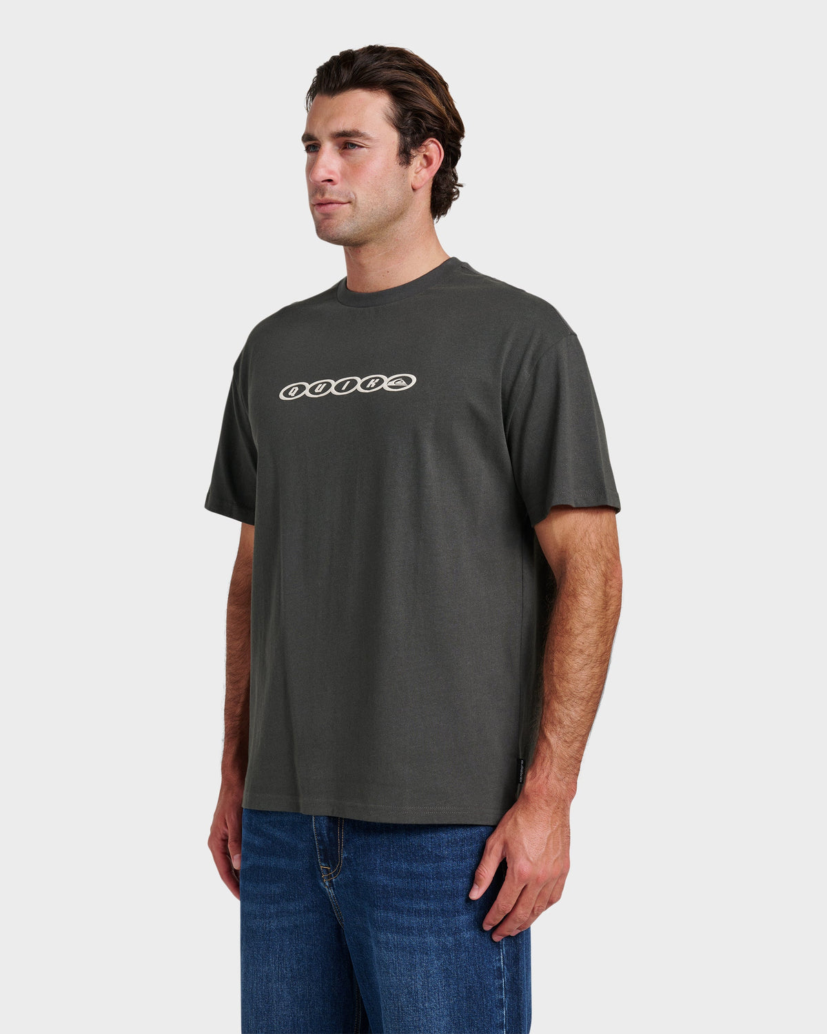 Linked Heavy Weight T-shirt - Phantom | Quick SilverClassic