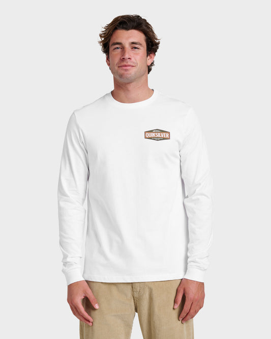 Three Piece Long Sleeve T-shirt - White | Quick SilverQuality