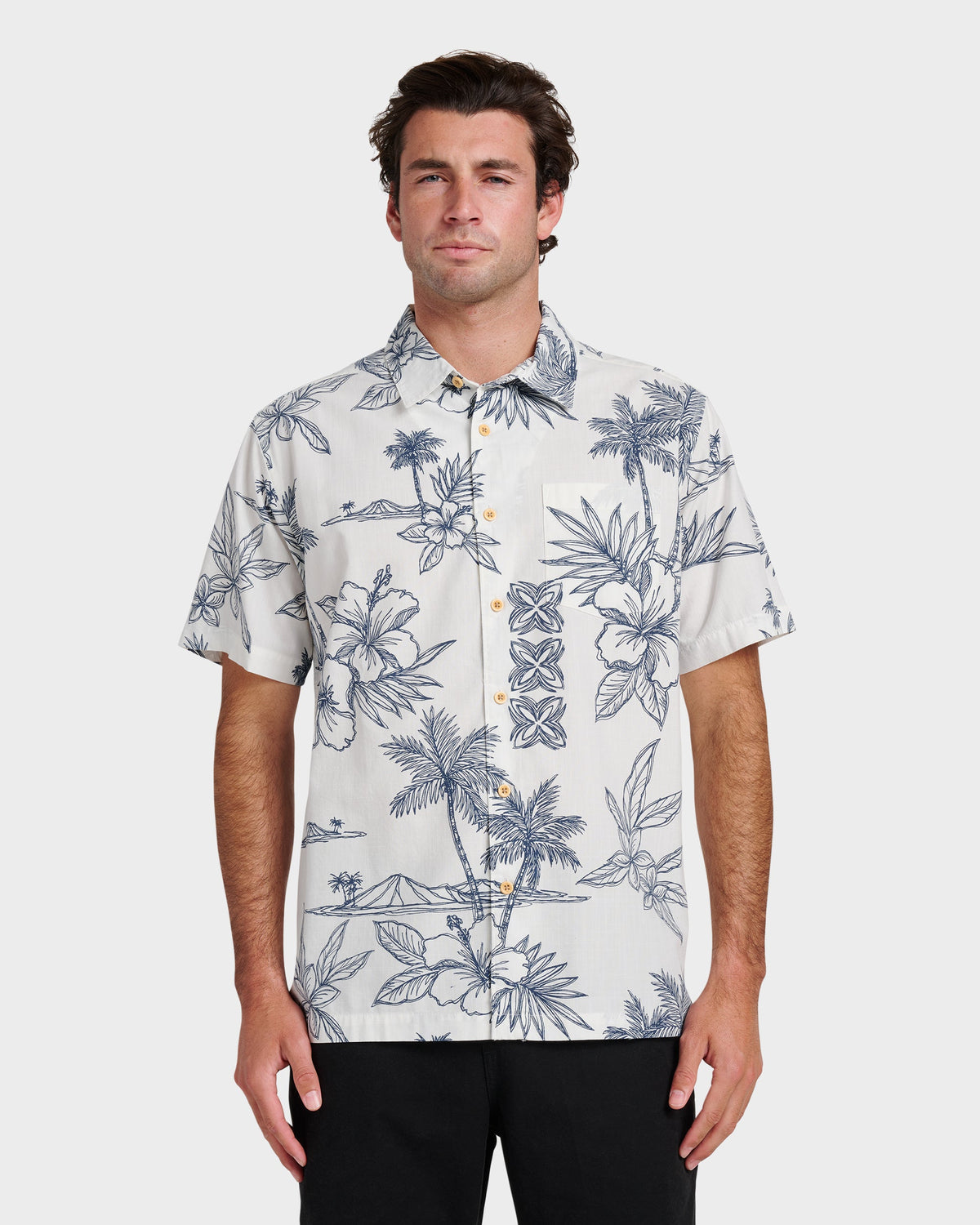 Waterman Scenic Drive Shirt - White | Quick SilverTrusted