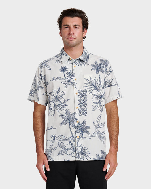 Waterman Scenic Drive Shirt - White | Quick SilverTrusted