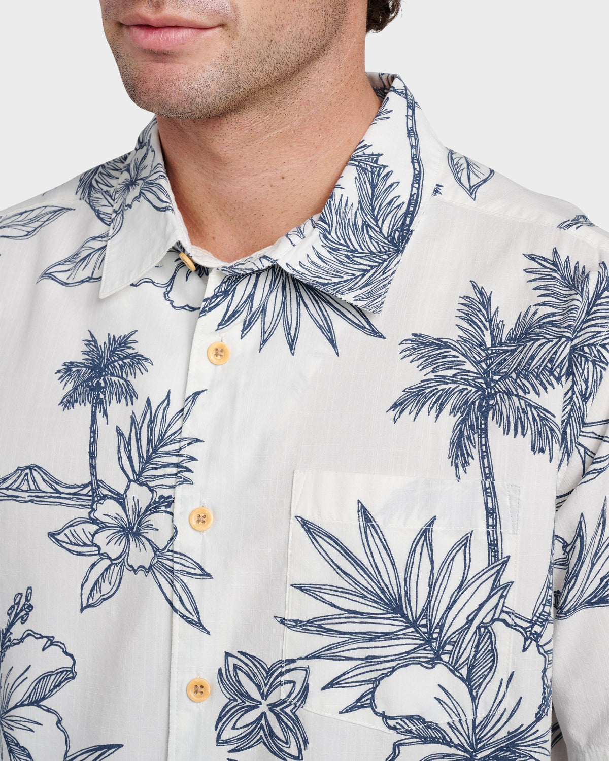Waterman Scenic Drive Shirt - White | Quick SilverTrusted
