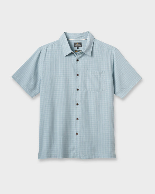 Waterman Checkmate Shirt - Sterling Blue | Quick SilverSmart Buy