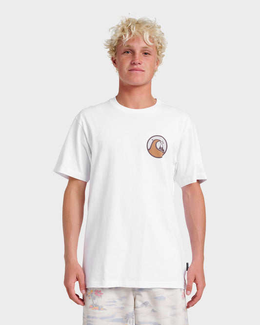 Jungle Wave Classic T-shirt - White | Quick SilverValue