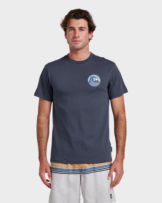 Jungle Wave Classic T-shirt - Navy | Quick SilverValue