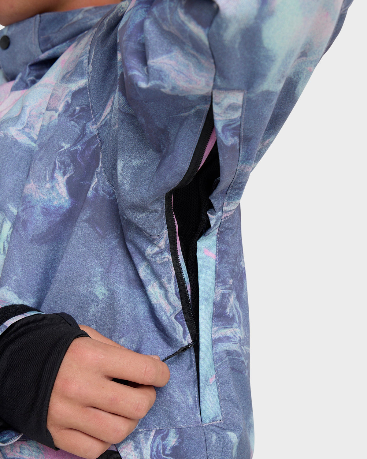 Mission Printed Snow Jacket | Quick SilverPopular