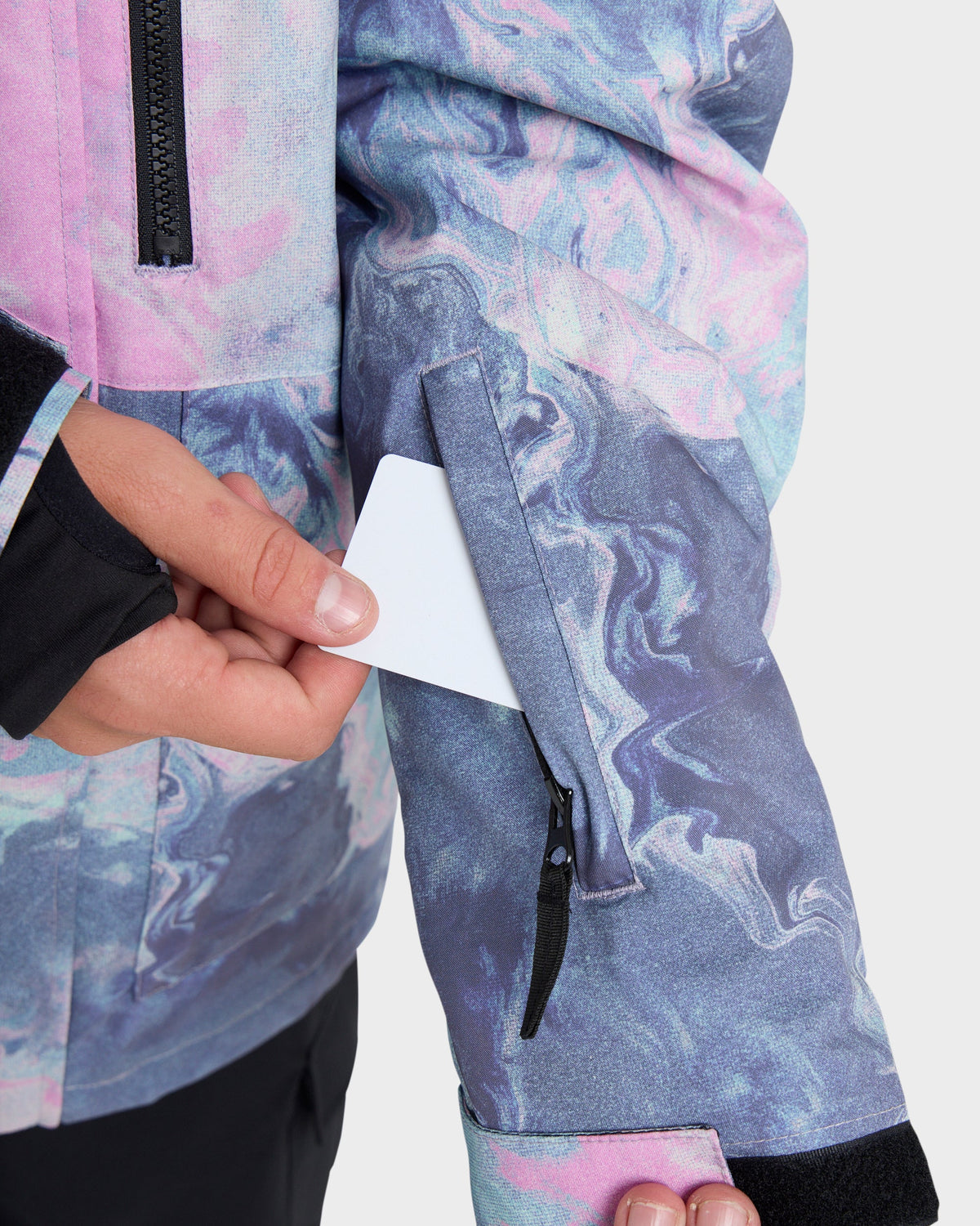 Mission Printed Snow Jacket | Quick SilverPopular