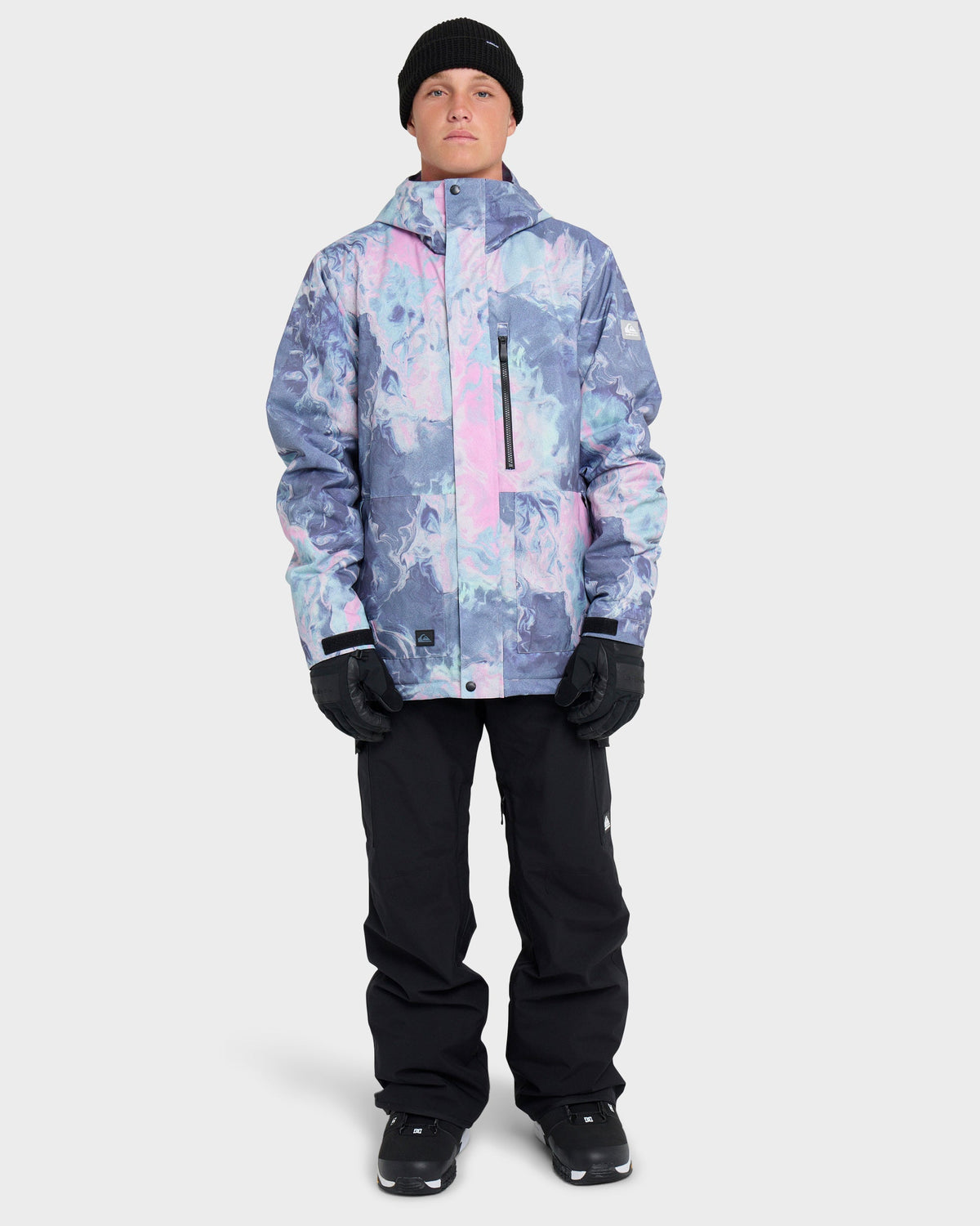 Mission Printed Snow Jacket | Quick SilverPopular