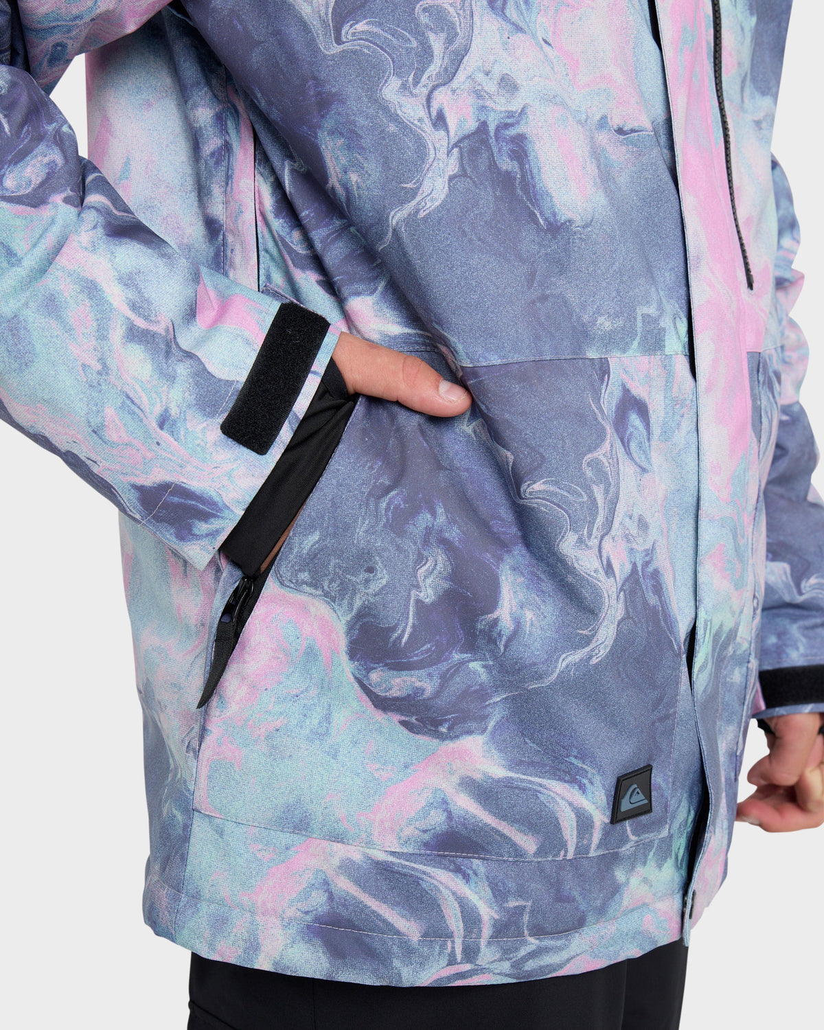 Mission Printed Snow Jacket | Quick SilverPopular