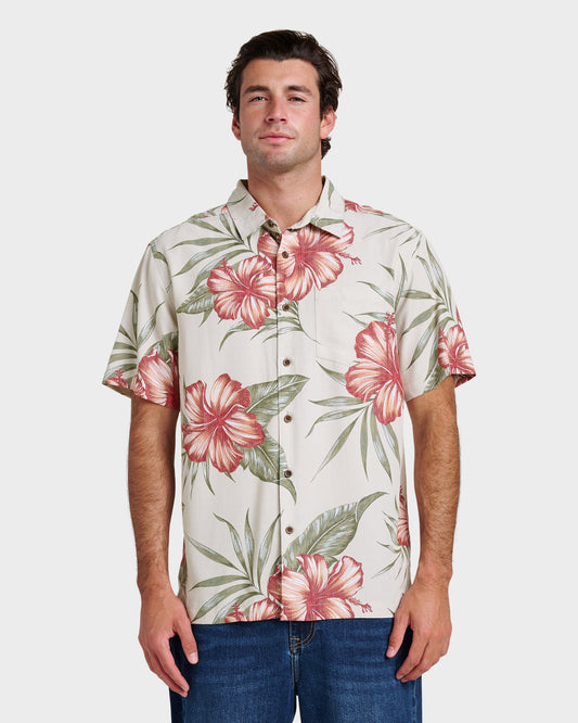 Waterman Tropical Dream Shirt - Moonbeam | Quick SilverExclusive