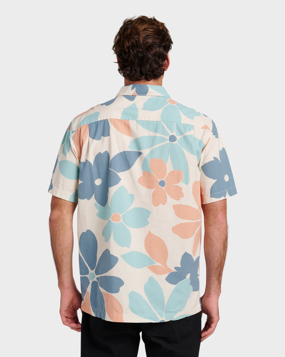 Waterman Flower Power Shirt - Moonbeam | Quick SilverTrusted
