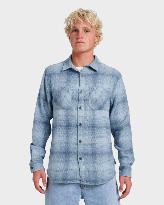 Dna Flannel Shirt - China Blue | Quick SilverSpecial Offer