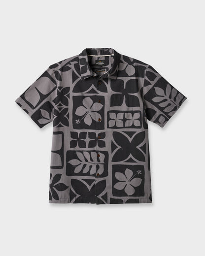 Waterman Tiki Island Shirt - Phantom | Quick SilverEssential