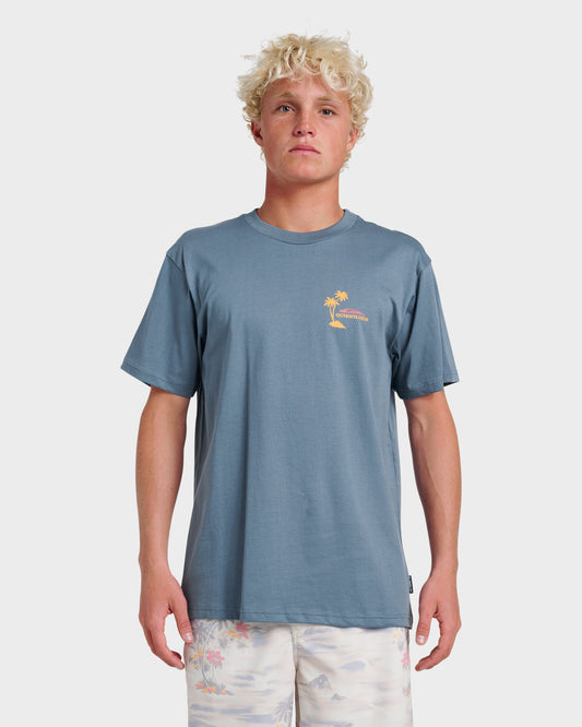 Tropical Surf Classic T-shirt - China Blue | Quick SilverCustomer Favorite
