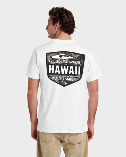 Hi Shield Classic T-shirt - White | Quick SilverSpecial Offer