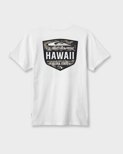 Hi Shield Classic T-shirt - White | Quick SilverSpecial Offer