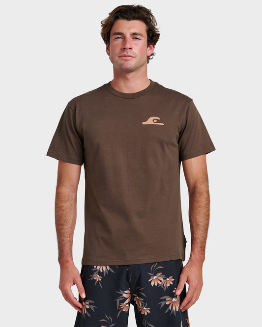 Primitive Scripture Classic T-shirt - Chocolate Brown | Quick SilverGreat Value