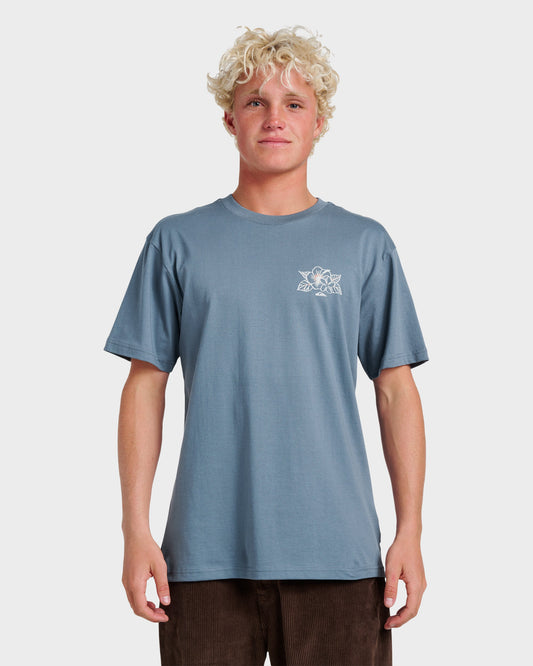 Floral Needs Classic T-shirt - China Blue | Quick SilverCustomer Favorite