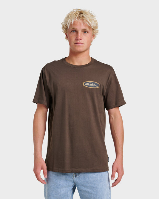 Stadium Emblem Classic T-shirt - Chocolate Brown | Quick SilverCustomer Favorite