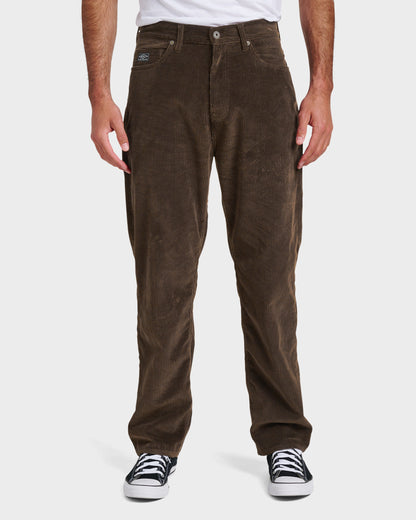 Landers Cord Pants - Chocolate Brown | Quick SilverEveryday