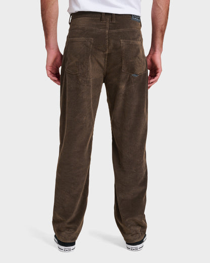 Landers Cord Pants - Chocolate Brown | Quick SilverEveryday