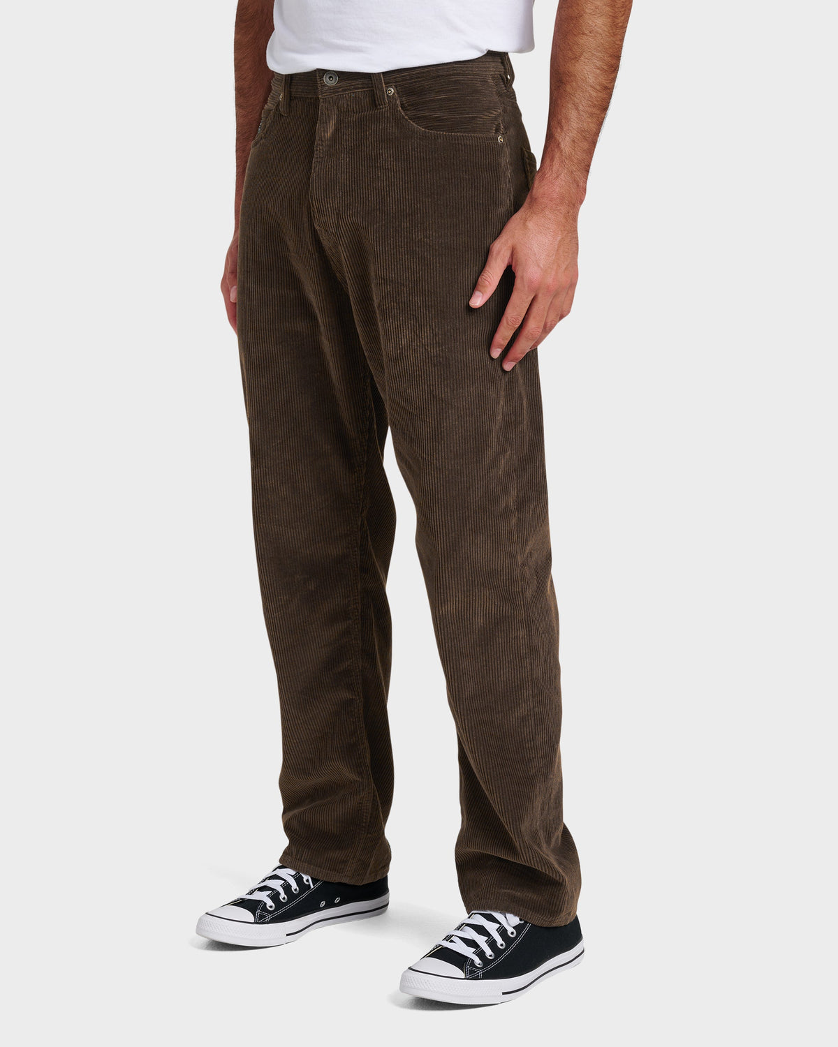 Landers Cord Pants - Chocolate Brown | Quick SilverEveryday