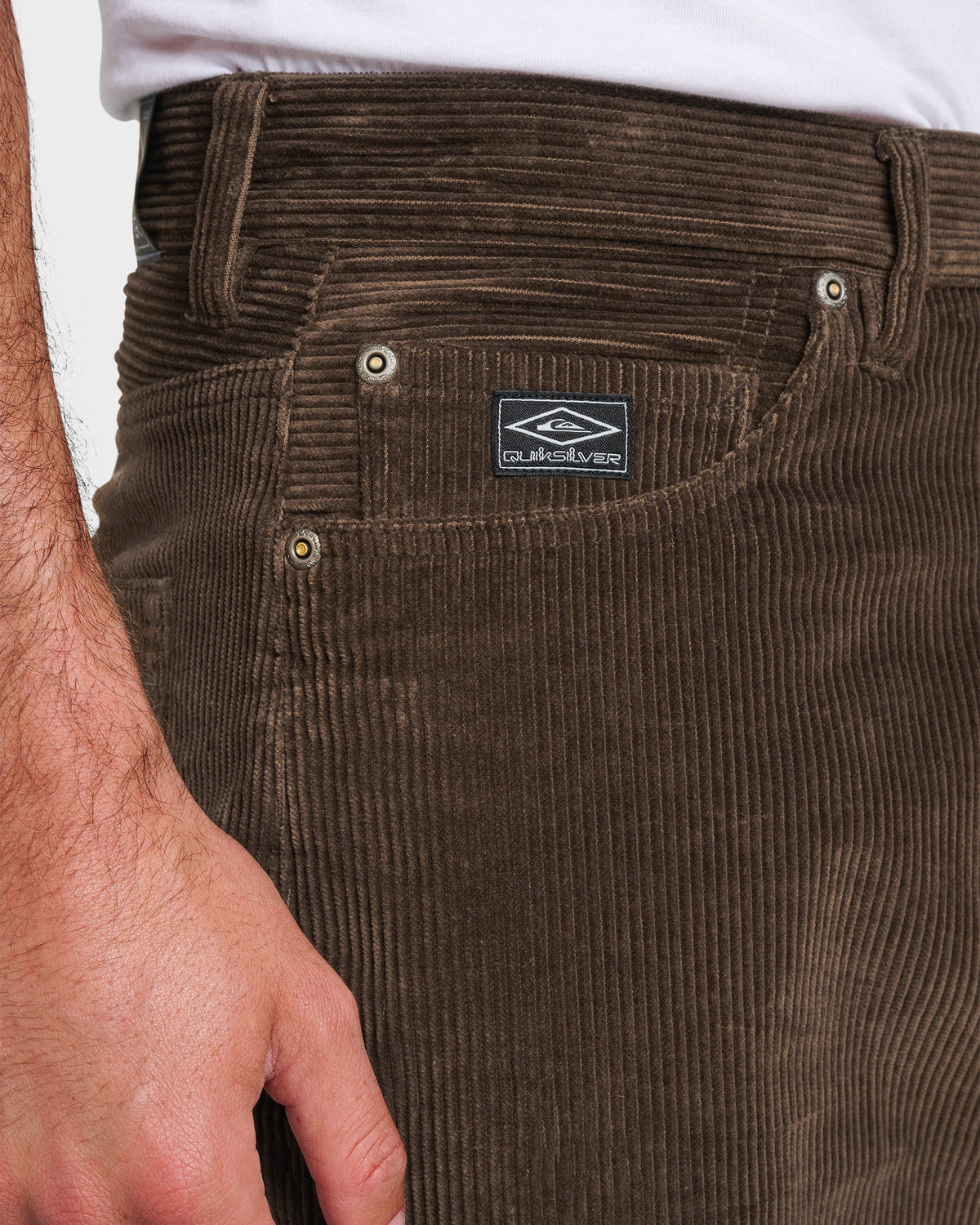 Landers Cord Pants - Chocolate Brown | Quick SilverEveryday