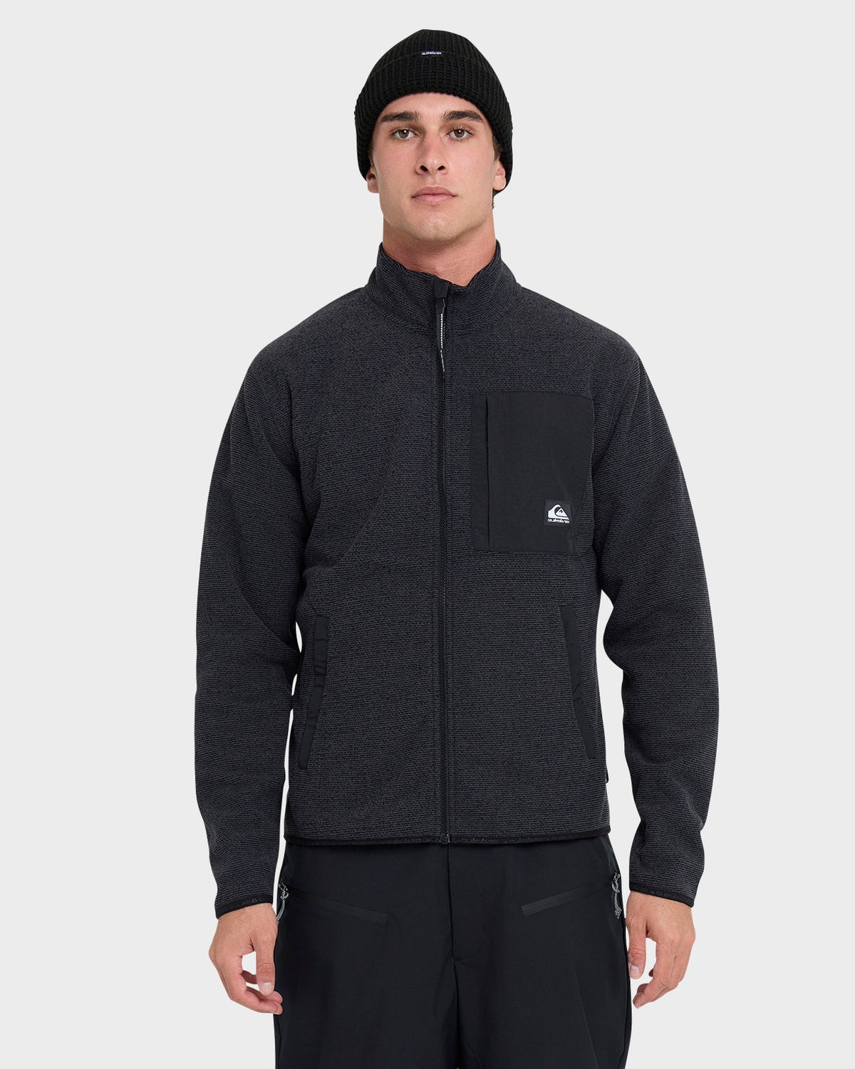 Aker Full Zip Technical Fleece - Black | Quick SilverSale