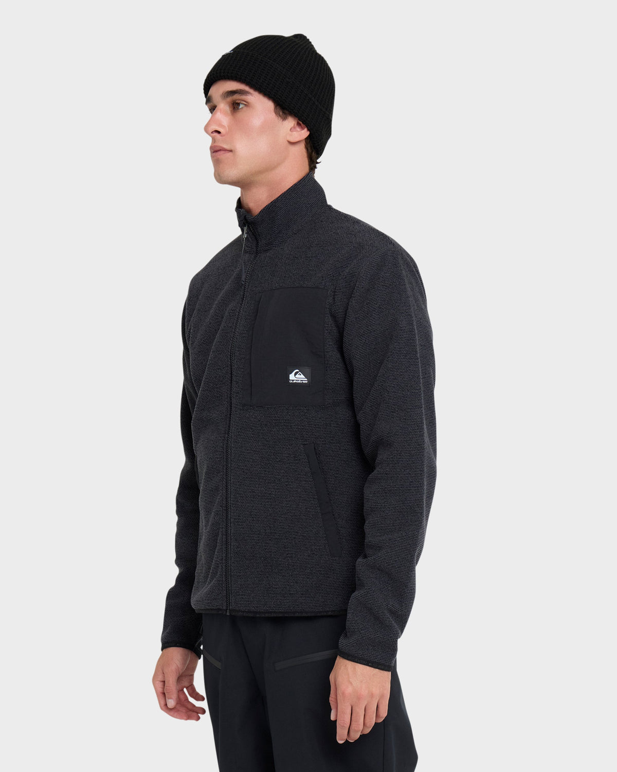 Aker Full Zip Technical Fleece - Black | Quick SilverSale