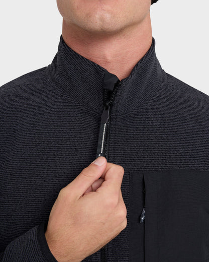 Aker Full Zip Technical Fleece - Black | Quick SilverSale