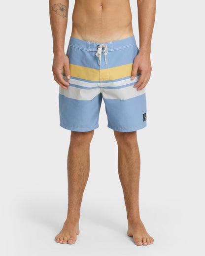 Original Straight Leg 18" Boardshorts - Ashley Blue | Quick SilverGreat Value