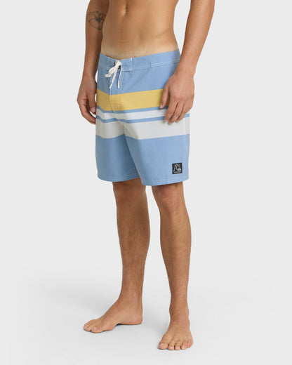 Original Straight Leg 18" Boardshorts - Ashley Blue | Quick SilverGreat Value