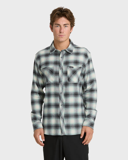 Terrace Stretch Flannel Shirt - Moonstruck | Quick SilverPremium